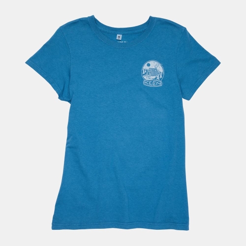Keen Vêtements En Ligne | T-Shirts Keen Mountains To Sea' Femme Bleu (FRI280693)